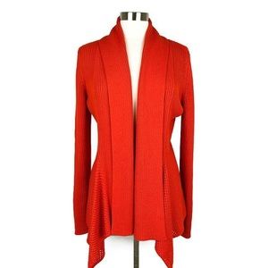 Akris Punto Sweater Orange Cardigan Sweater 10